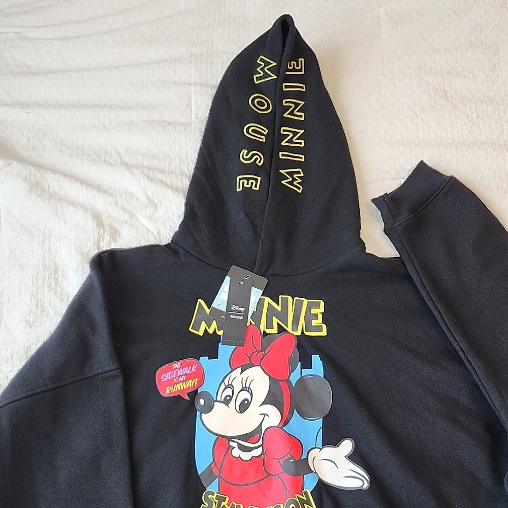 Disney Black Minnie Mouse Wide Leg Jumpsuit - Picture 2 of 9
